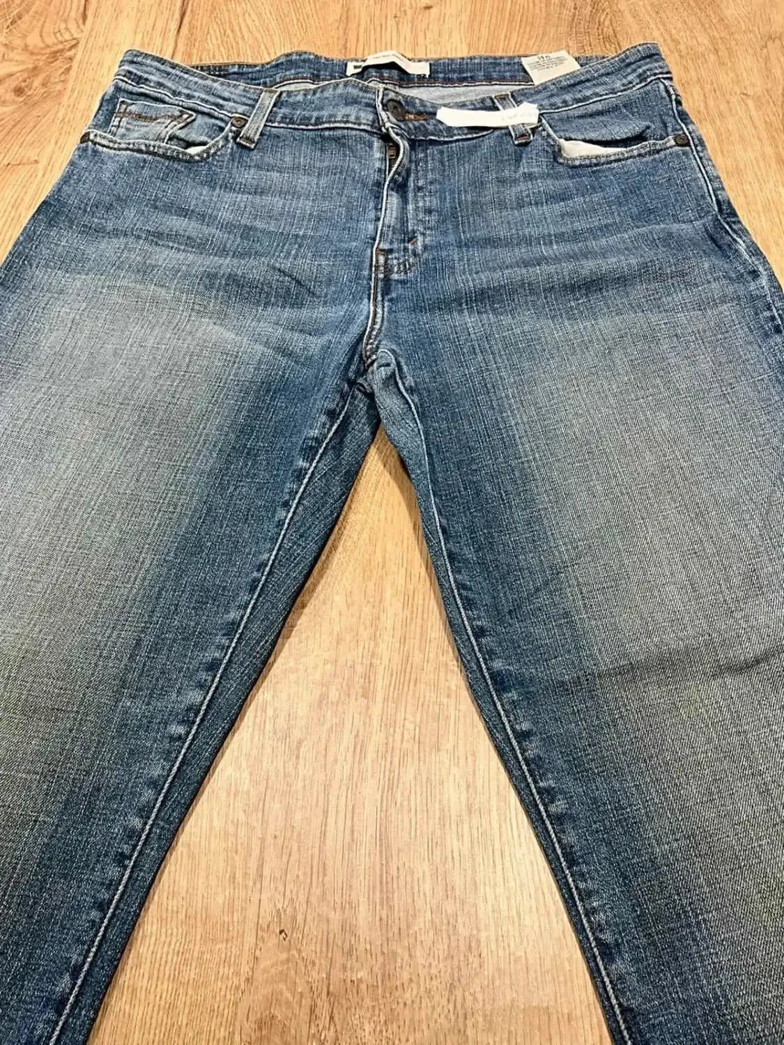 Jean Levi's Mid Rise Skinny Taille 14 Prepy Bleu Lvf 053 – photo 5